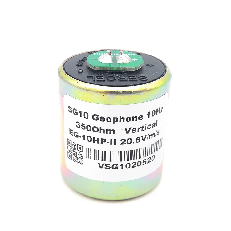 Vertical SG10 geophone 10Hz sensor seismic geofono high precision geophone 10 Hz VIBRATION SENSOR