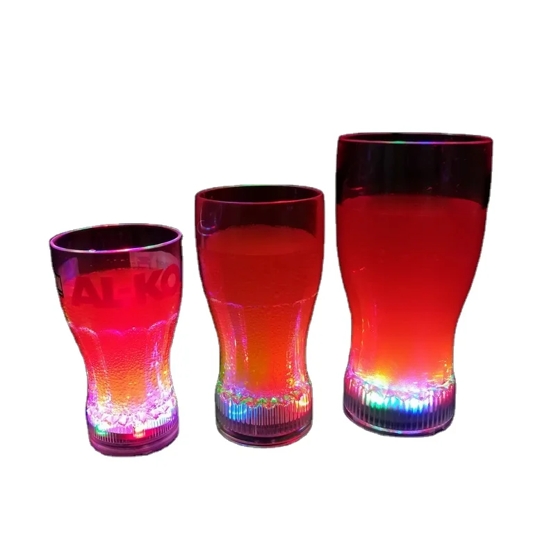 New Arrival 650ML led flashing shot glass cup home use cola