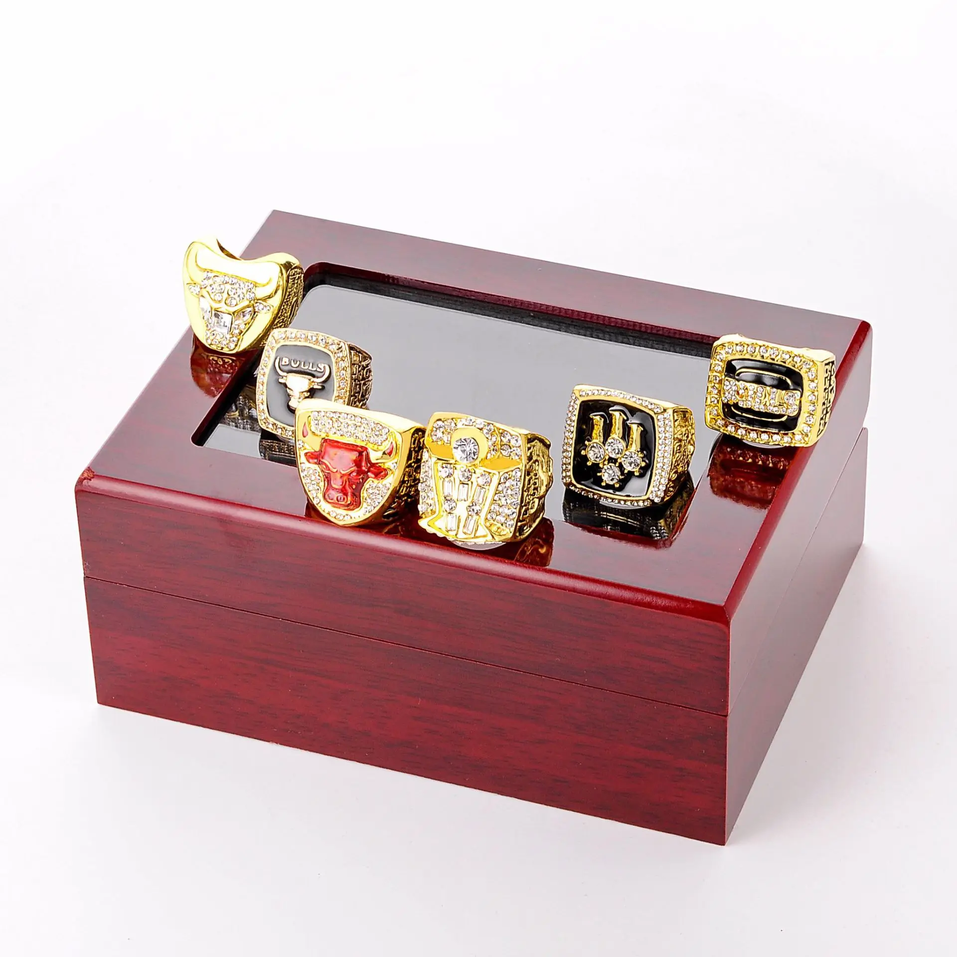 Custom Football Championship Ring Basketball Baseball Softball High Quality Champions Rings For Men Teenagers Kids Sports Teams