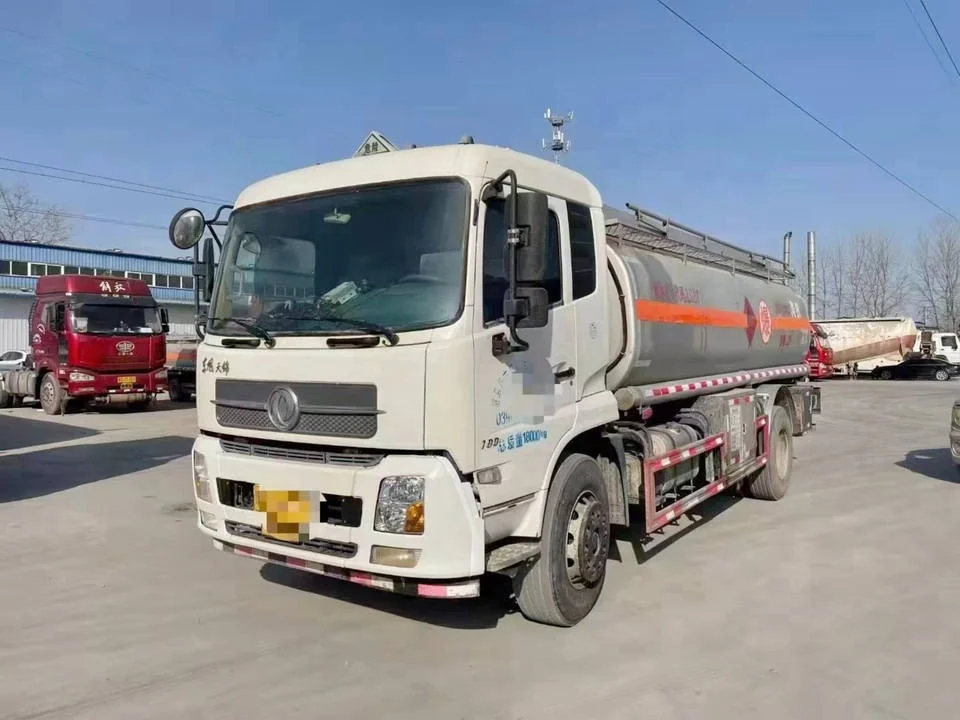 12 Ton Used Oil Tank Truck Dongfeng Brand 4x2 Oil Tanker Diesel Oil Transporter Capacity Fuel Tank Tanker