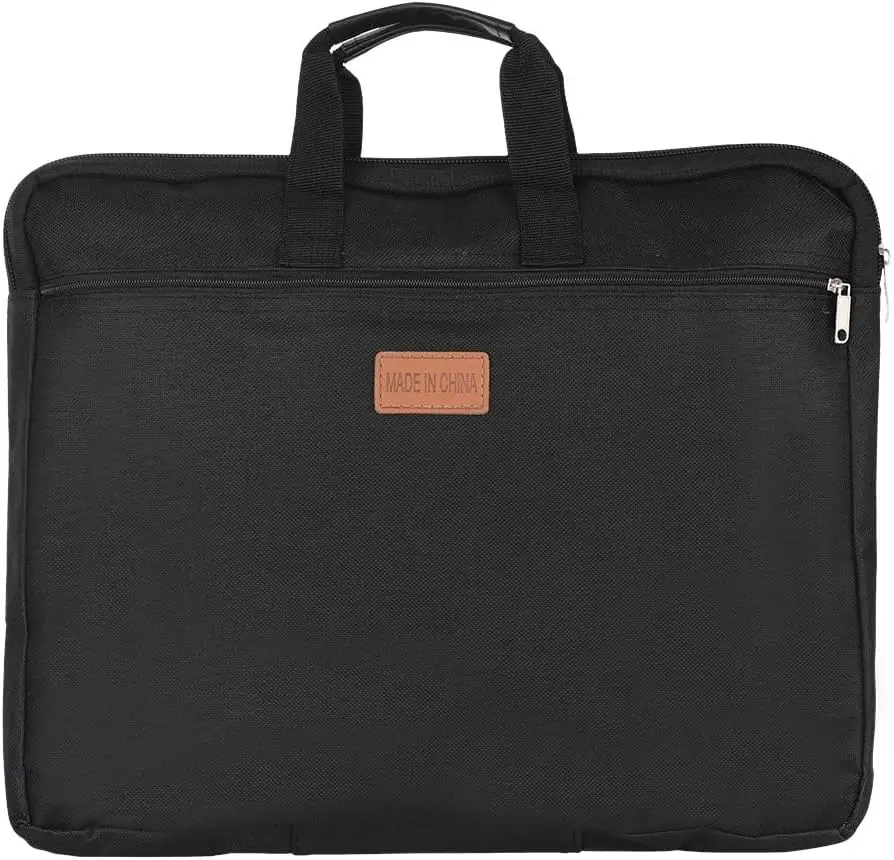 Oxford File Bag with Handle A4 Paper Size Oxford File Wallet Briefcase Accordion File Folder Storage Bag