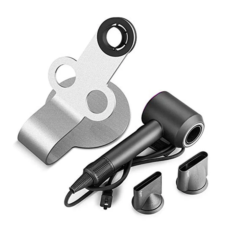 
Silver Stainless Steel Dy-son Accessories Hair Dryer Stand Holder 
