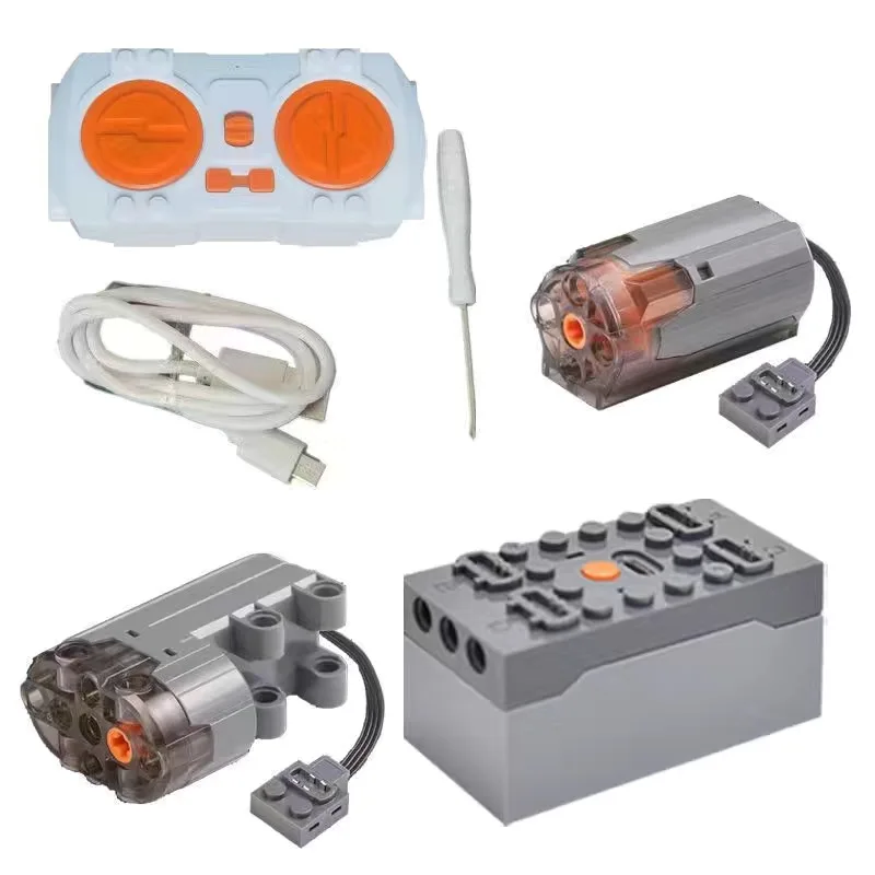 Building block toy car accessories servo motor set compatible with all brands of universal building block motors