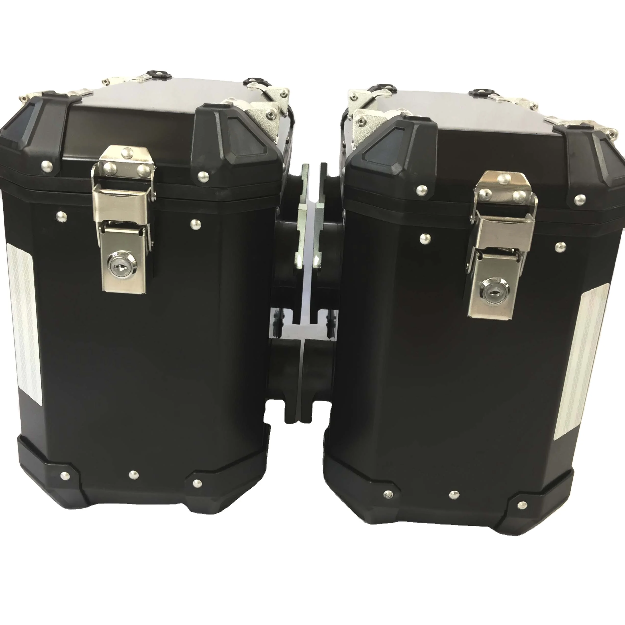 Motorcycle Bags Side Box 26L Black Aluminum Panniers For Any Types Of Motorcycle