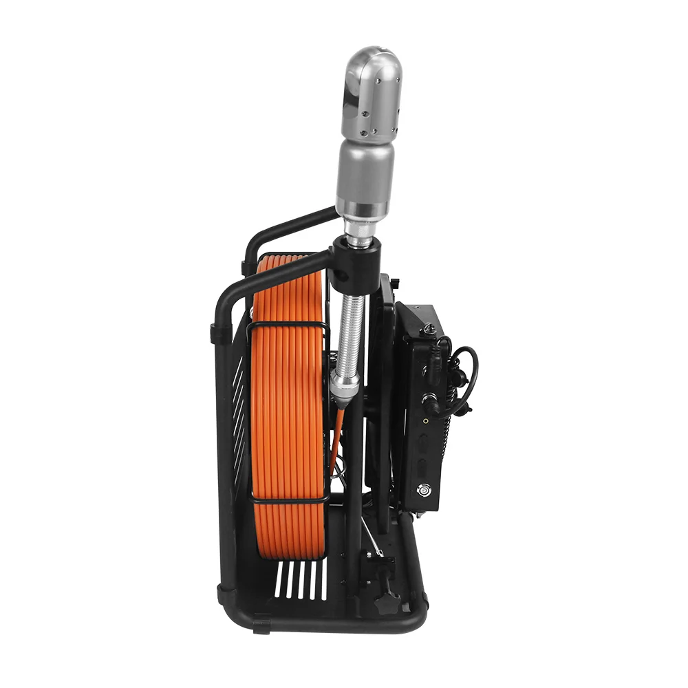 PipeCam 50MM Probe Pan 360 Tilt 180 Camera Head 30M 60M  8' Screen CCTV Sewer Pipe Camera Used For Drain Pipeline Inspection