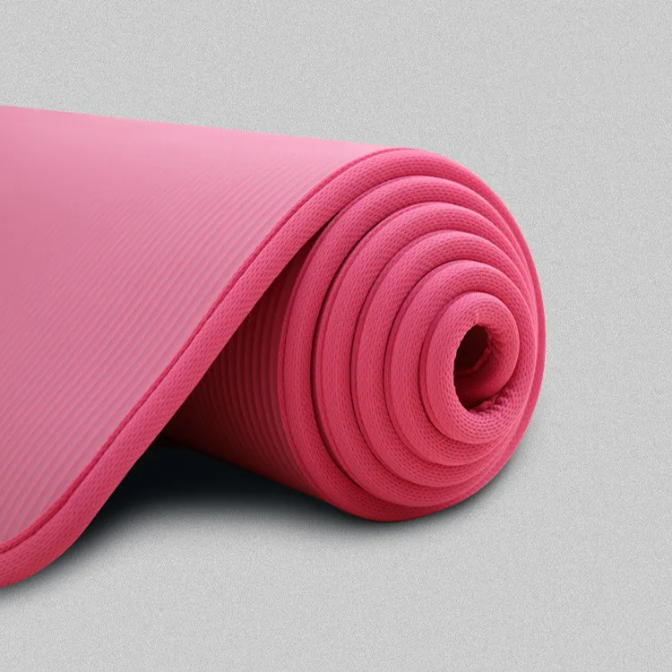 Wholesale Home Gym Fitness Equipment Extra Thick Durable Comfortable Anti Tear NBR Cheap Yoga Mat