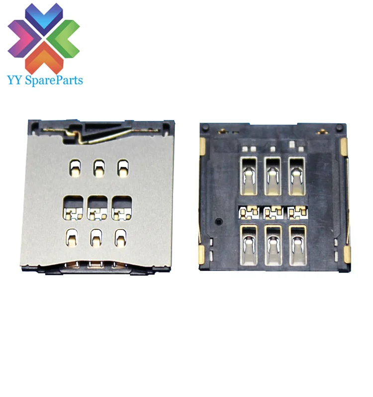 Factory Price With High Quality For iPhone 5G 5S 5C Sim Card Connector Sim Card Contacts Reader