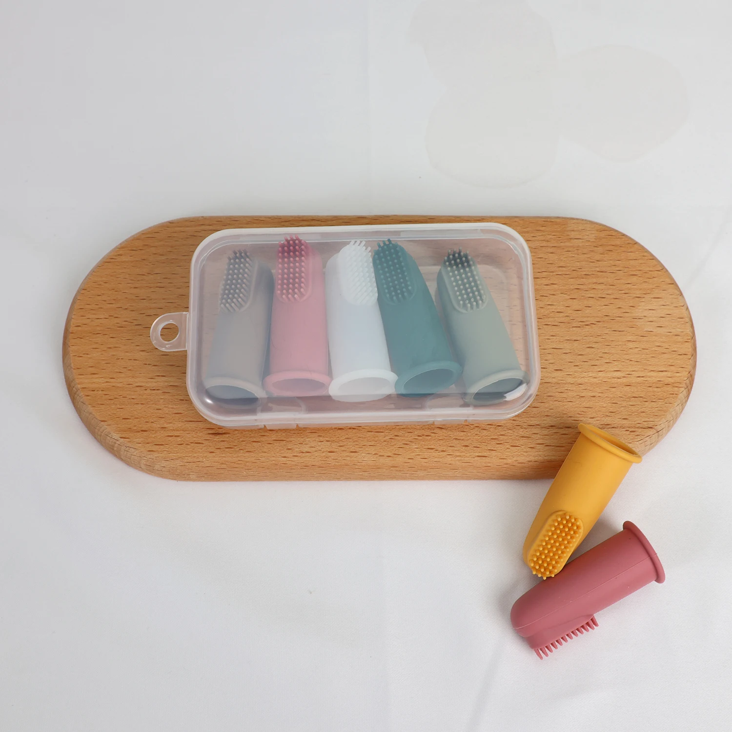 New Kids Safety Silicon Tooth Brush Silicone Baby Finger Toothbrush For Silicone Baby