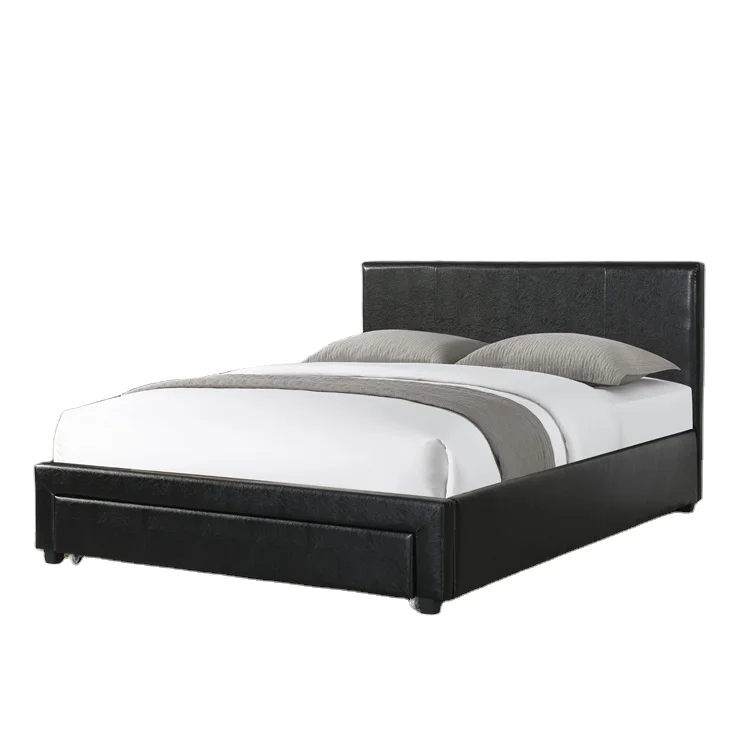 Набор многофункциональной мебели для спальни с выдвижным ящиком для хранения, Комплект постельного белья из двух предметов, современная кровать с супер полной рамой для спальни