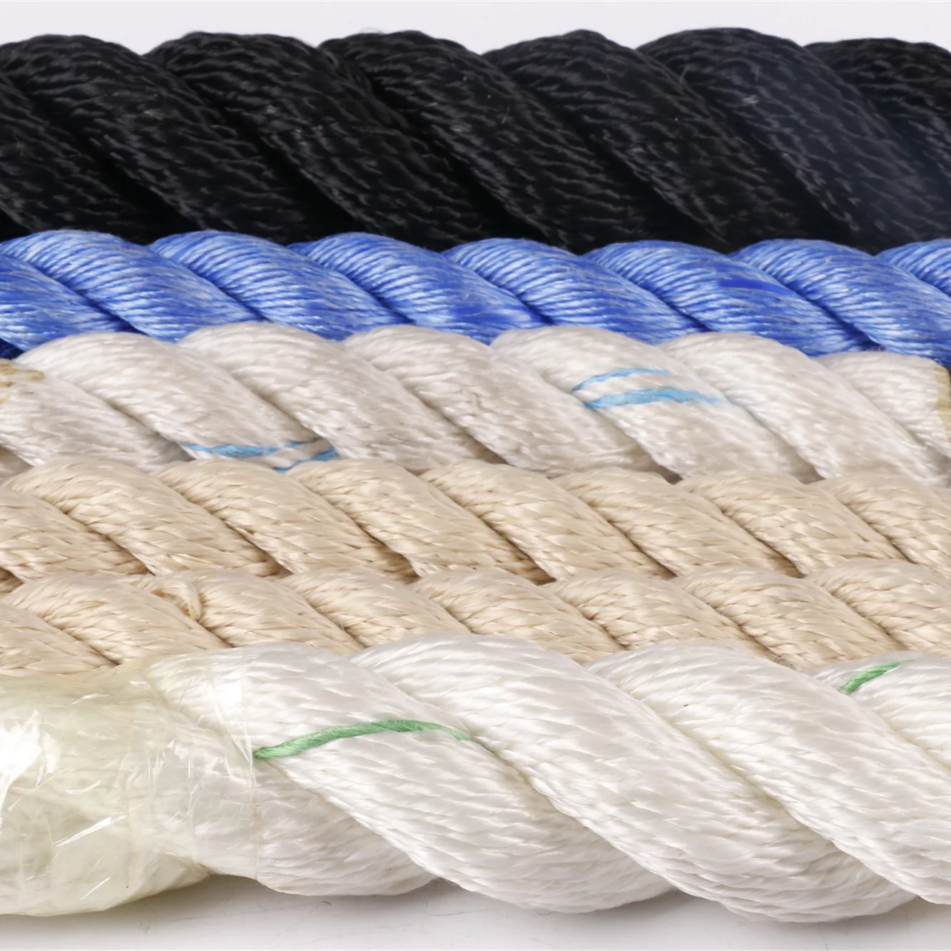 Высококачественная 3-жильная полипропиленовая веревка витая упаковочная для строительства