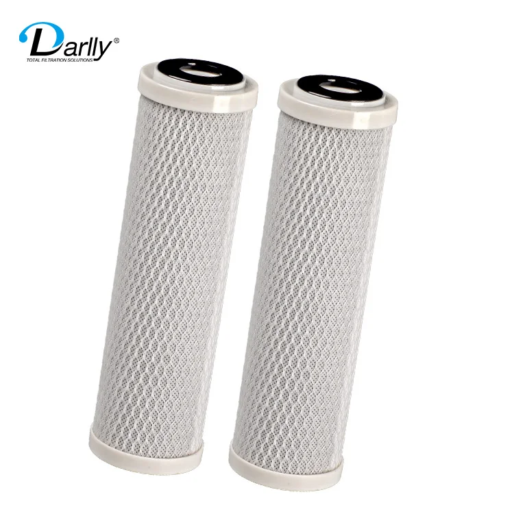 Фабричная поставка 10 дюймов 10 микрон активированный CTO угольный фильтр для воды картридж аппарат для очистки воды