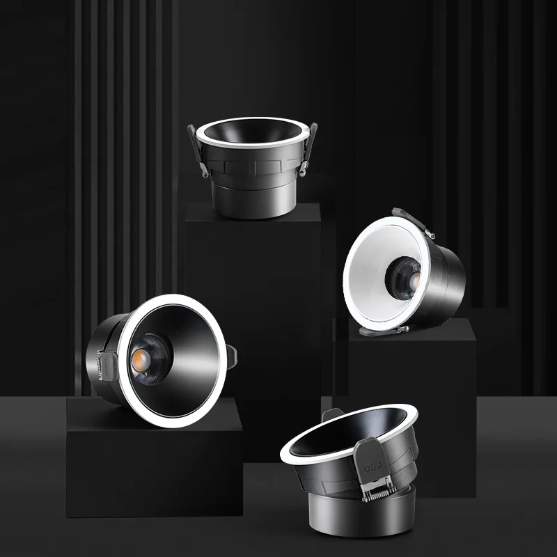 2024 Hot Sale best spotlights recessed ceiling spotlight 7W 15W 25W COB led spotlight for Hotel Home restaurant