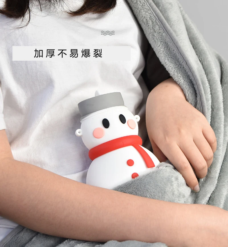  Snowmanwholesale нагревательный силиконовый Пакет для горячей и холодной воды резиновый пакет теплой отлично подходит облегчения боли