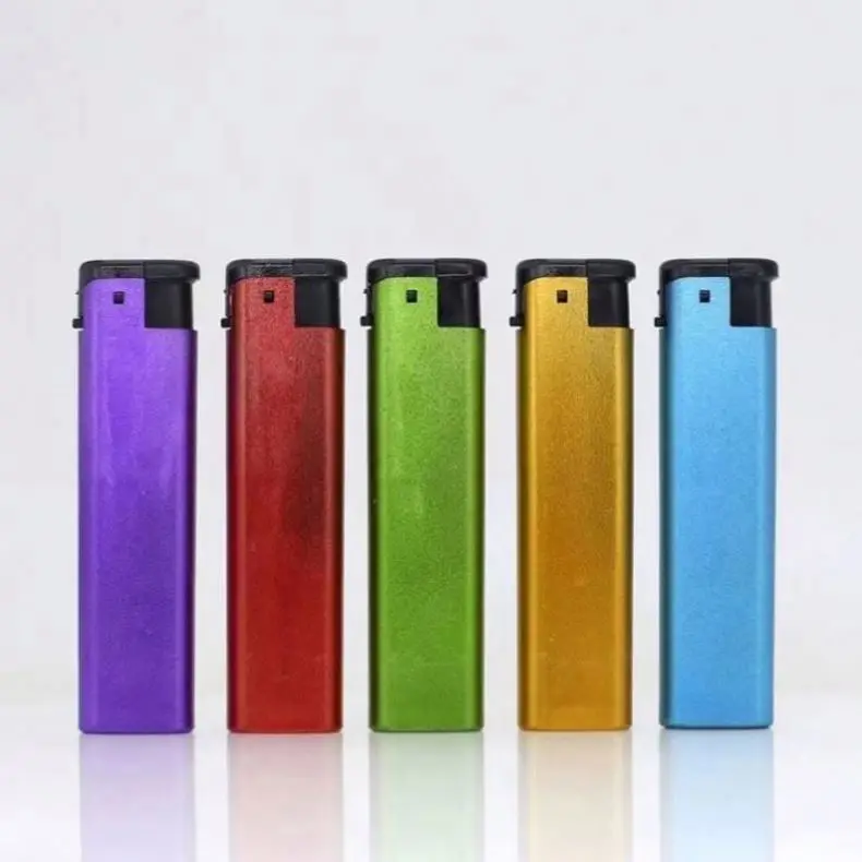 Hot Sale Lighters Custom Printed Mini Dispvcable Copperonic Gas Flame Cigarette Lighter and Cheap Flint Metal Party Contemporary