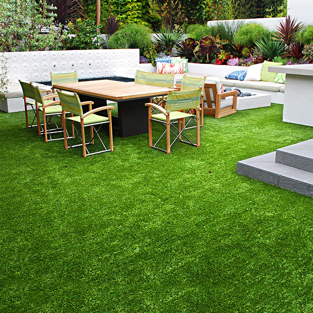 Customized Sizes Indoor Outdoor Garden Lawn Landscape Balcony Synthetic Artificial Grass Turf