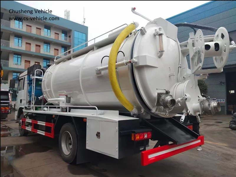 Лидер продаж новый вакуумный резервуар для сточных вод 4x2 6000L