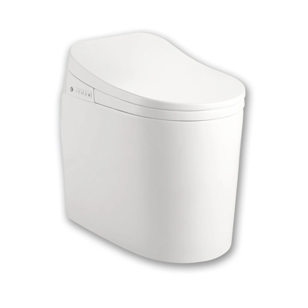 
Automatic operation smart toilet one piece siphon jet flushing remote control intelligent toilet 