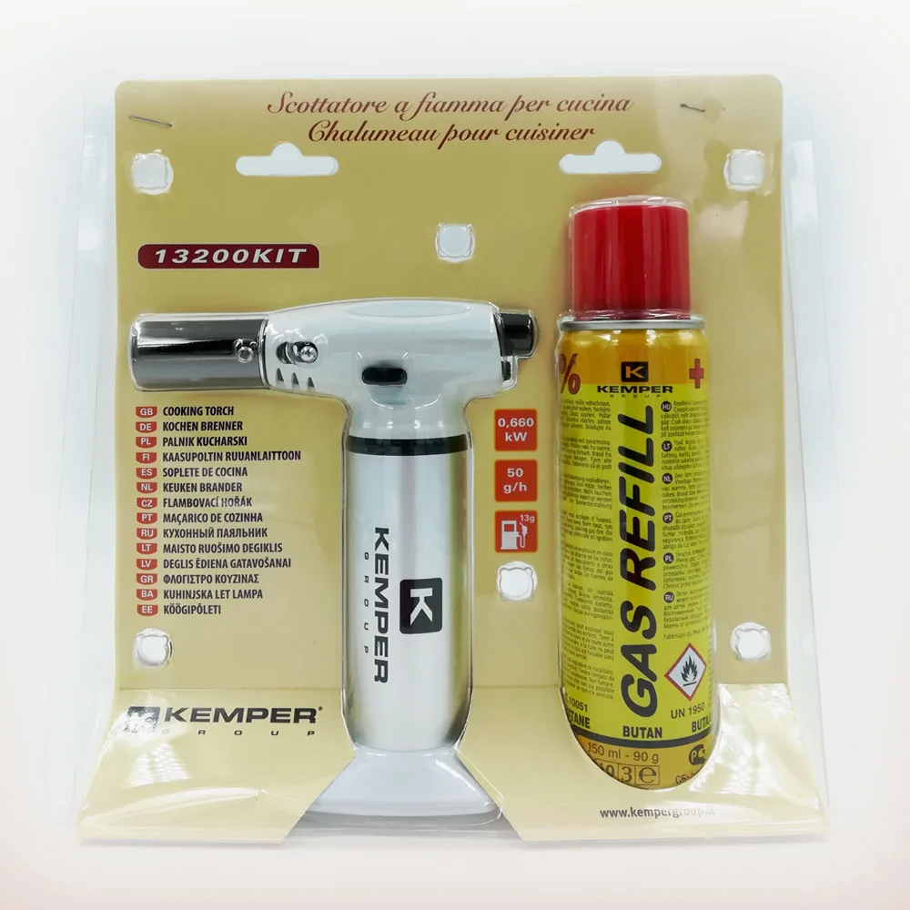 
 Набор для приготовления пищи, кухонный факел СНГ с бутановым газовым картриджем  