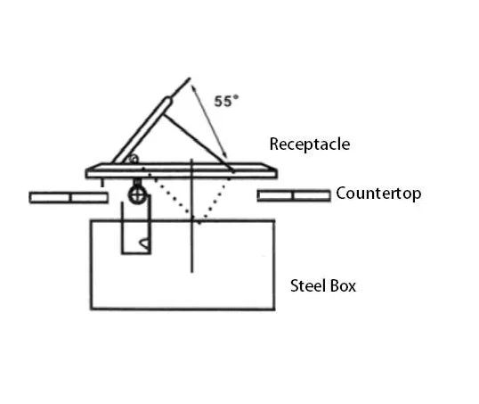 3 pin 110V 220V 13A 16A vga floor power socket box outlet with HDM charger