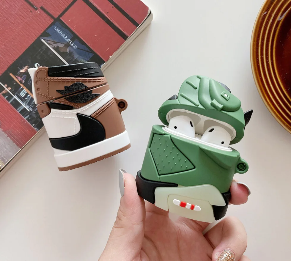 For Airpods 1 2 Pro 3 Jordan Shoes Case Skin