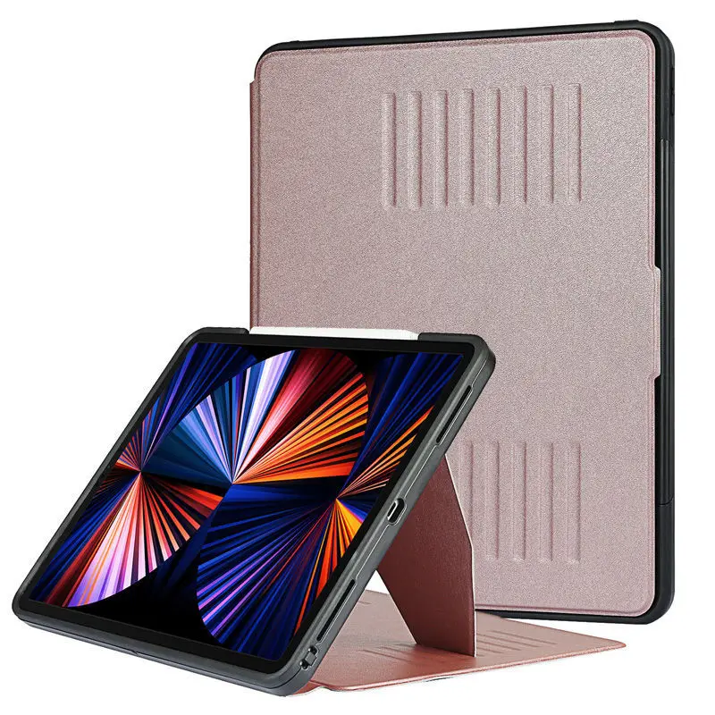 Чехол для iPad Pro 12 9 2021 с держателем карандашей Apple 2020 умный защитный чехол автоматического пробуждения/сна 2018