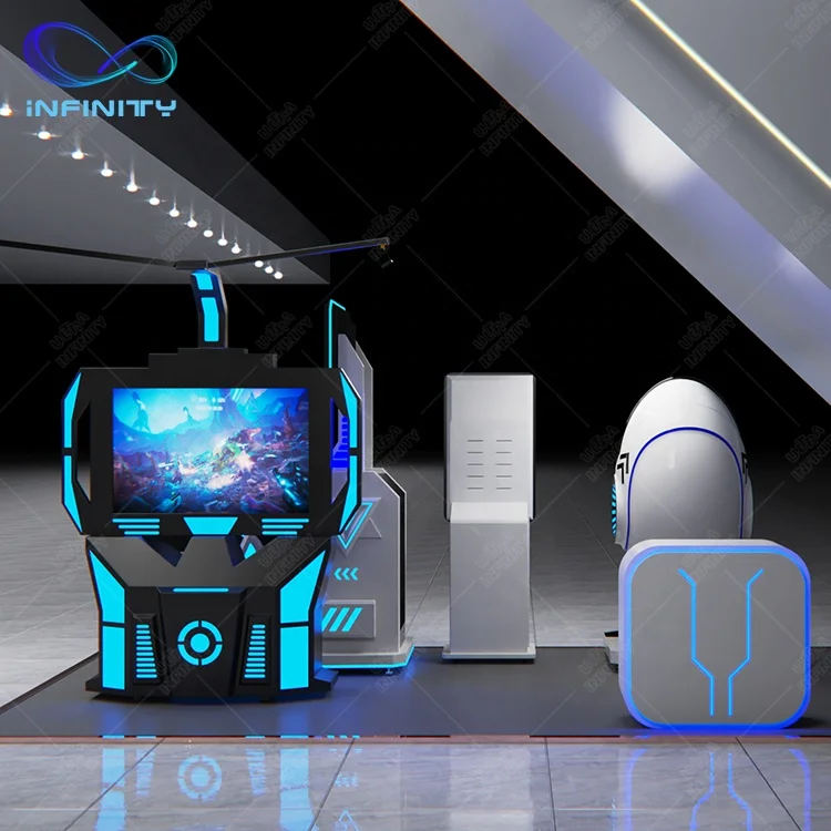 Virtual Reality Room Arcade Vr Center Car Simulator Set 9d Vr Theme Amusement Park Kids Playground Indoor Video Games Equipment