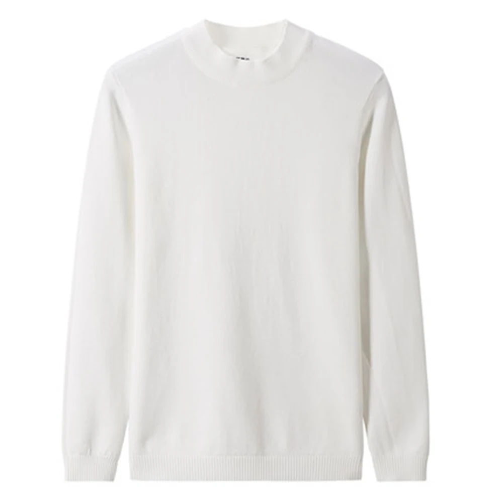 Mens distressed knitted sweater custom round neck mens sweaters