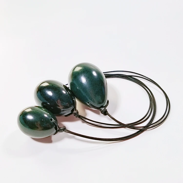 Gemstones Best sale hot selling the collectibles Drilled Yoni Eggs Quartz Jade Egg for fengshui decoration