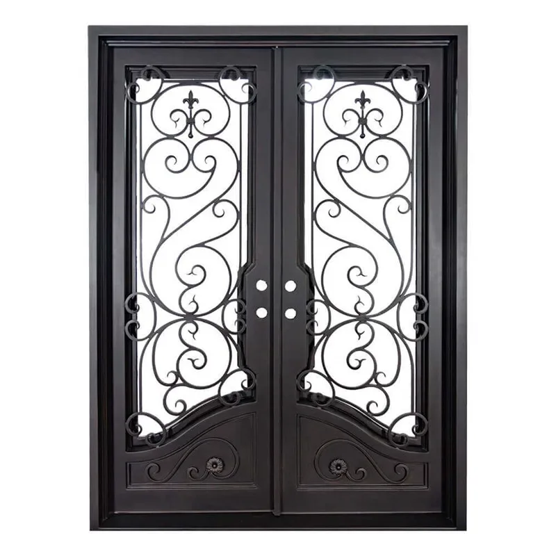 Factory Supply Cheap Metal Gates Wrought Iron  Iron Gate Making Machine  Cast Iron Gate Design