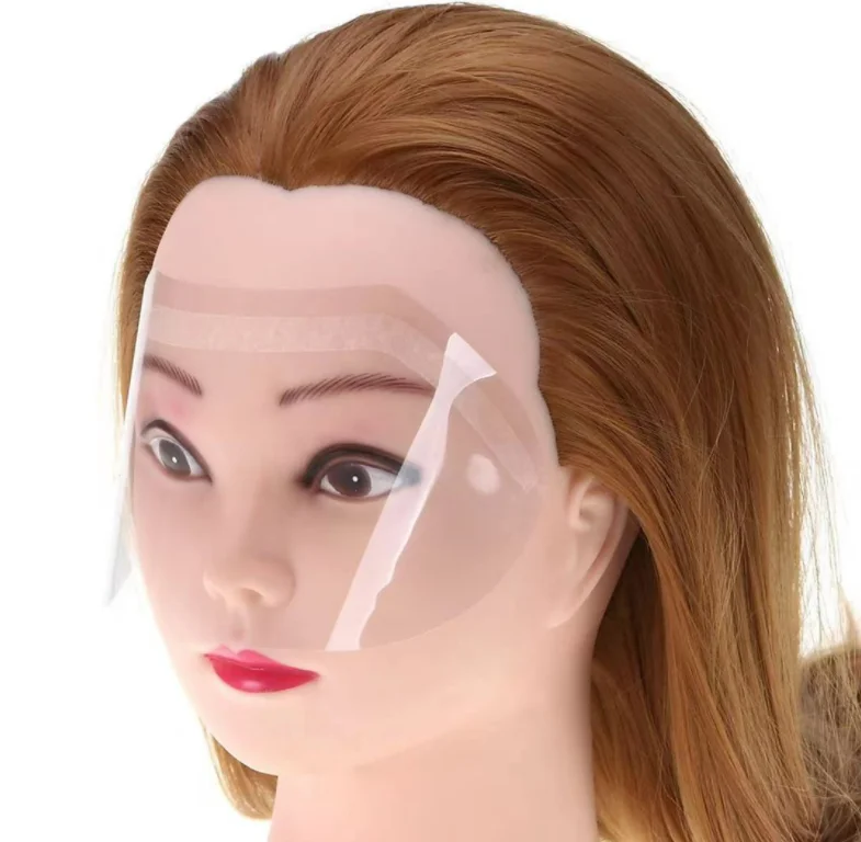 Face line film Microblading disposable makeup shower face shield For  beauty salons