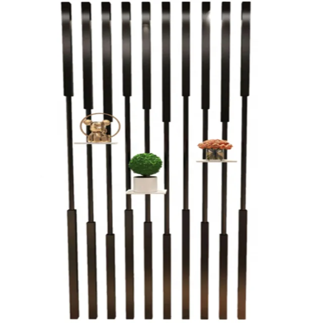 Metal Building Material Modern Popular Iron Home Living Room Partition Screens Storage shelf Multi-Functional Flower Stand