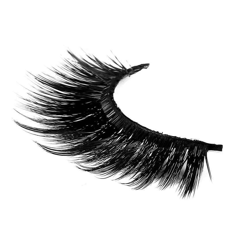 Lash supplies Natural 3d silk lashes wholesale 3d faux vegan mink eyelashes with custom packaging case