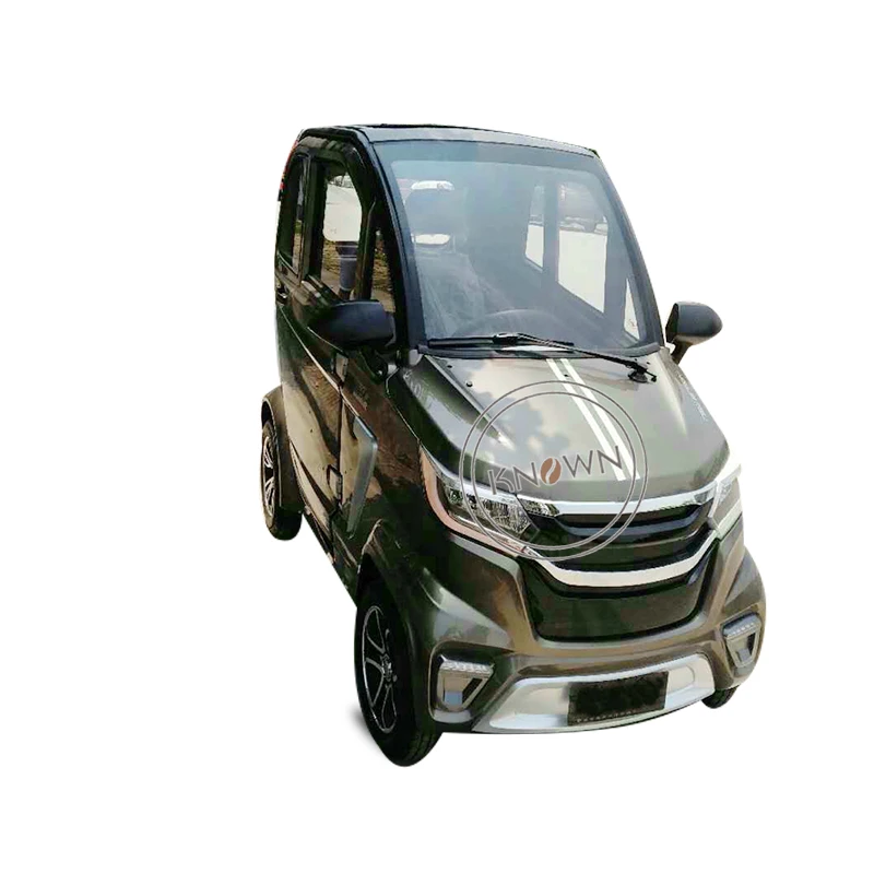 EEC Certificate Electric Car Enclosed Passenger Vehicle 4 Wheel Passenger Taxi for Sale Adult Elder Family