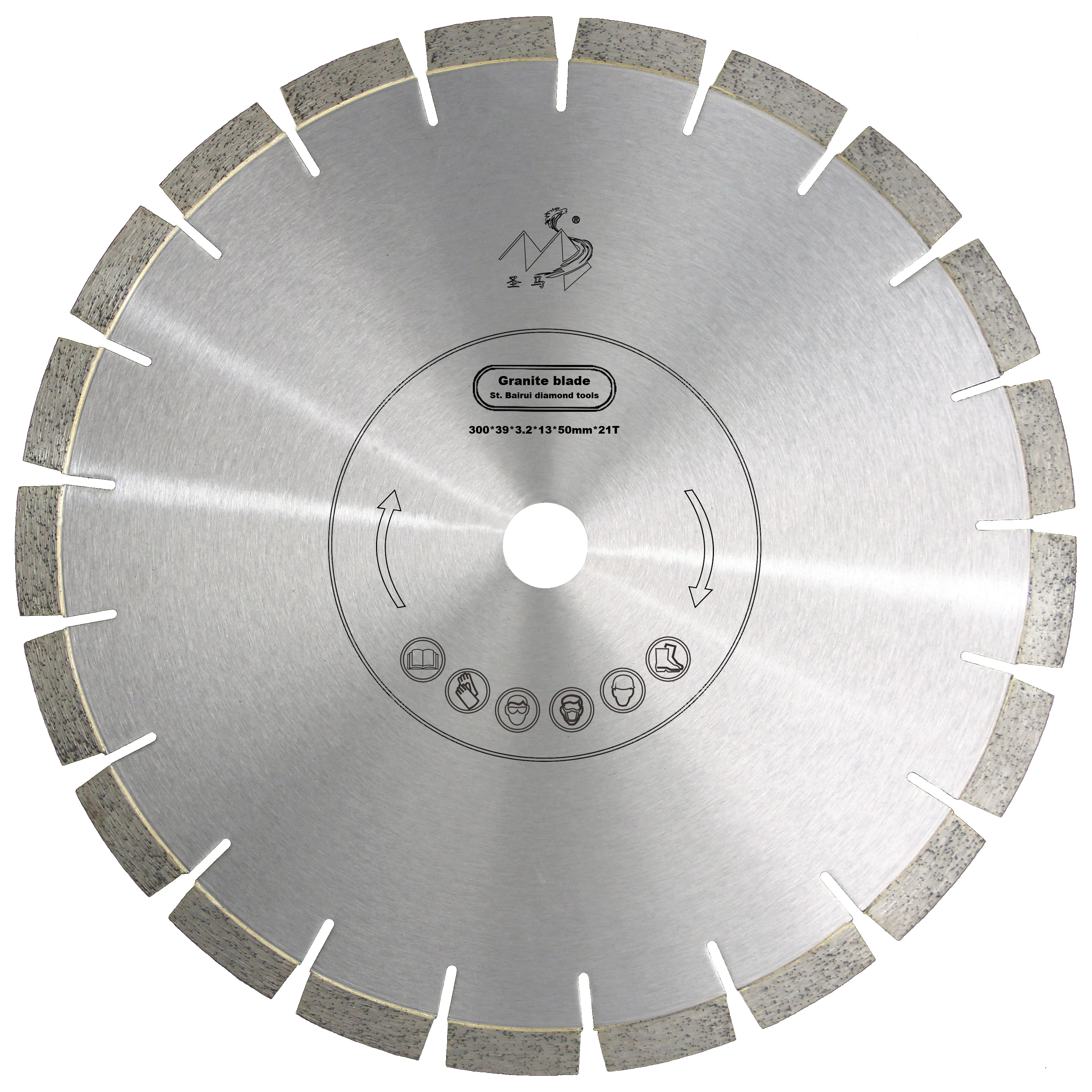 250-800mm silent core granite diamond circular saw blade cutting disc for bridge cutting machine