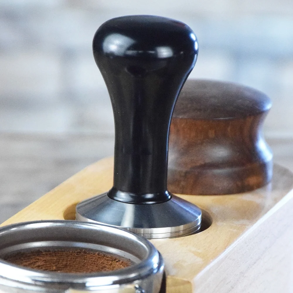 51/53/58MM Coffee Tamper with Stainless Steel Base & Aluminum Handle Coffee Press Tool Espresso Tamper
