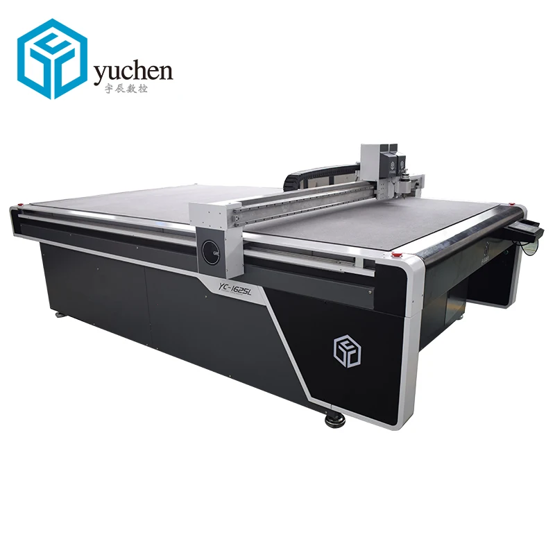 cnc leather cutter plotter YC-1625 oscillating knife cutting machine for leather