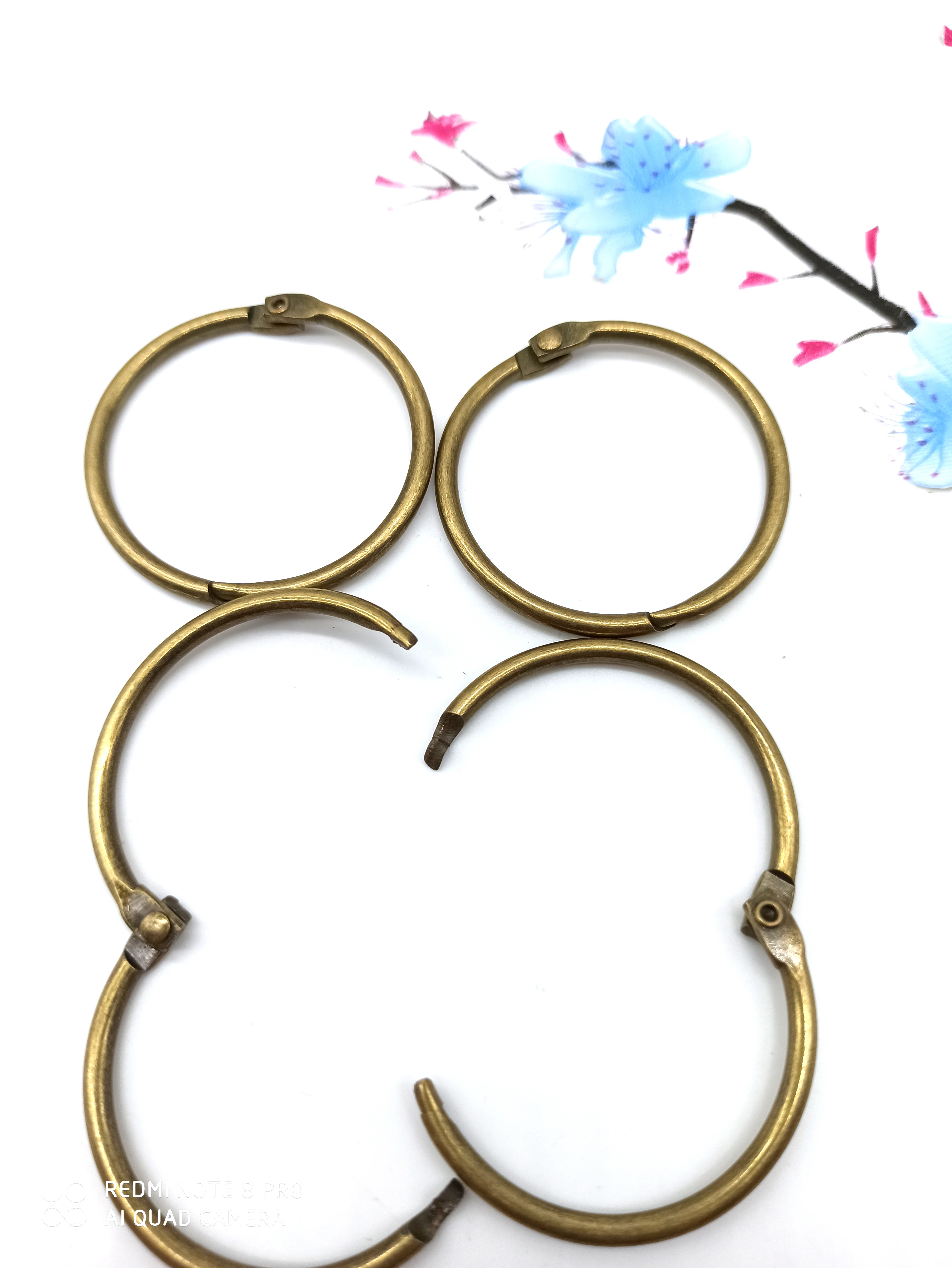 30mm Antique Bronze Metal Book Binding Ring