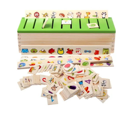 Wholesale Intelligence Toy Wooden Card Toy for Kids,Wooden Math Toy for Baby,Colorful Wooden Educational Toy