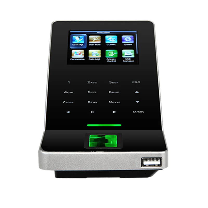 ZK F22 Ultra thin Wifi biometric fingerprint time attendance and access control terminal