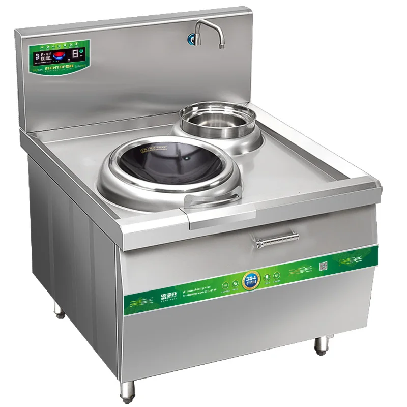 Энергосберегающая большая газовая кухонная плита, коммерческая Большая Электрическая Индукционная вок для отеля, индукционная плита с одной головкой