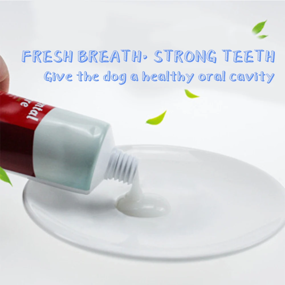 Паста для ухода за зубами домашних животных, 4 в 1, с щеткой