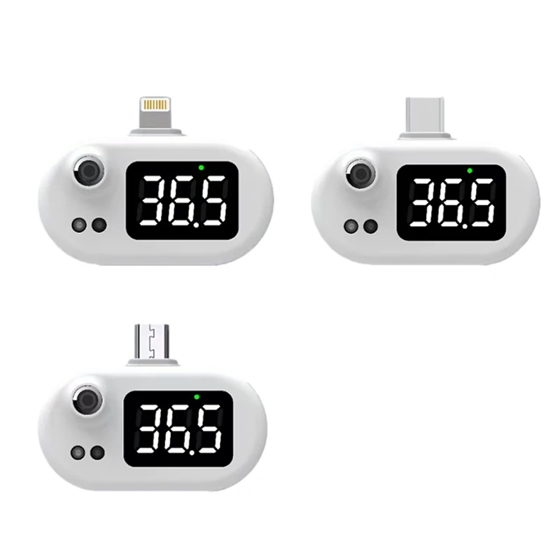 
Cross-border new Connect the mobile APP to display the temperature smart USB mobile thermometer 