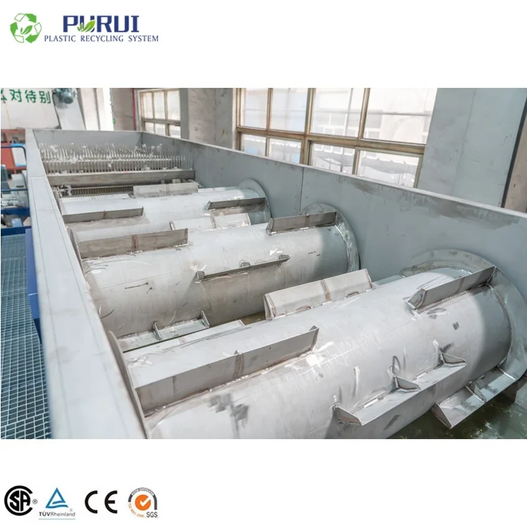 High productively film recycling washing system