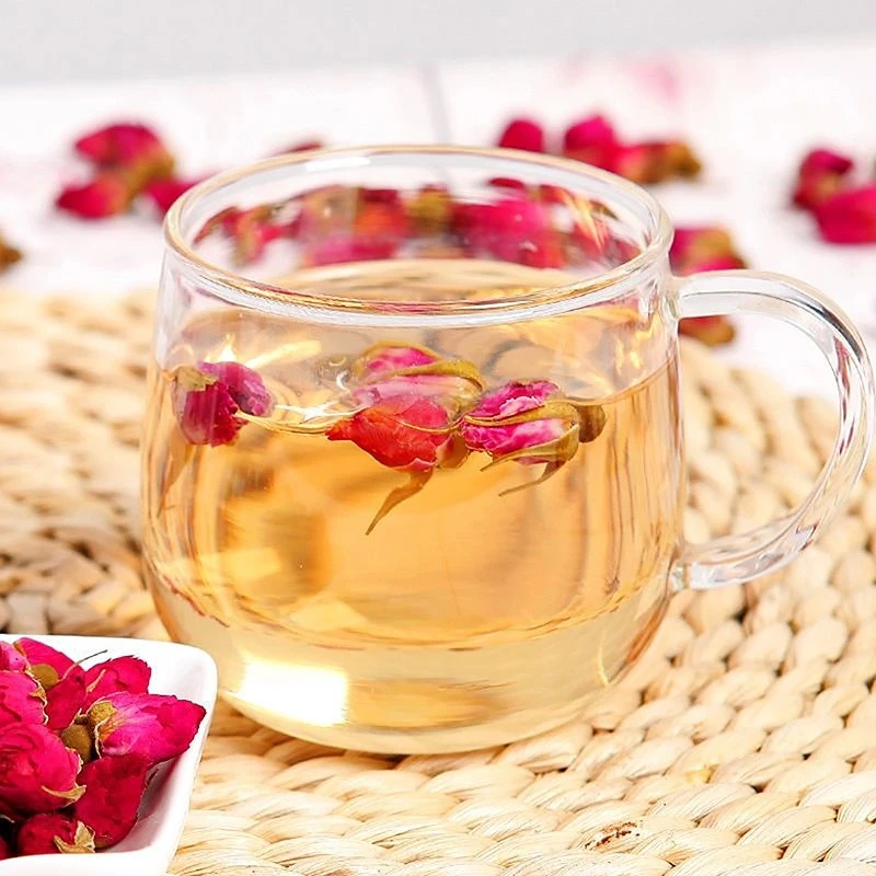 Factory Wholesale Customized Red Rose Buds Flower for Tea Pink Bud Dried