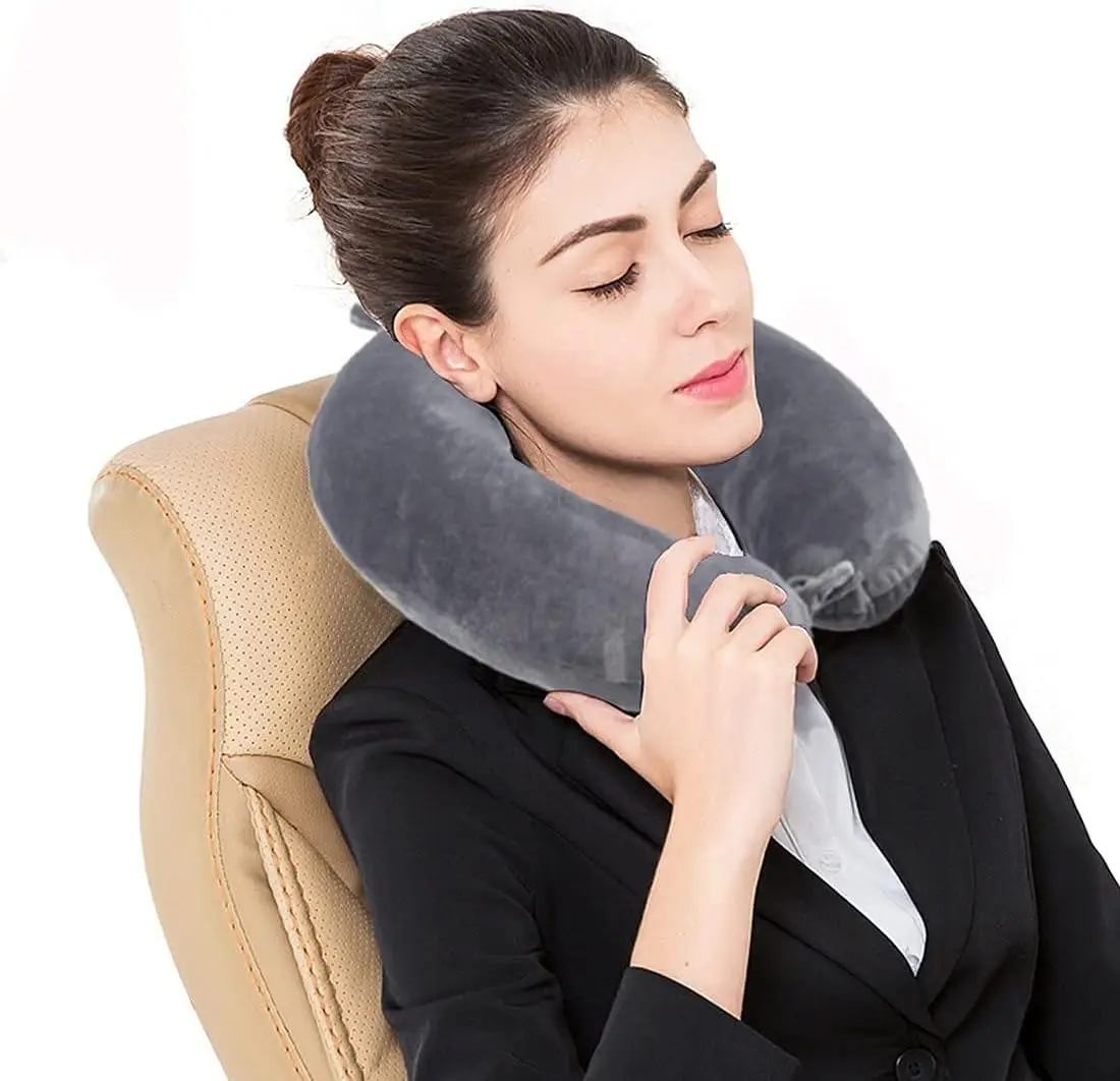 Wholesale Memory Foam U Shaped Pillow, Slow Rebound Neck Support Pillow, Neck and Shoulder Travel Pillow