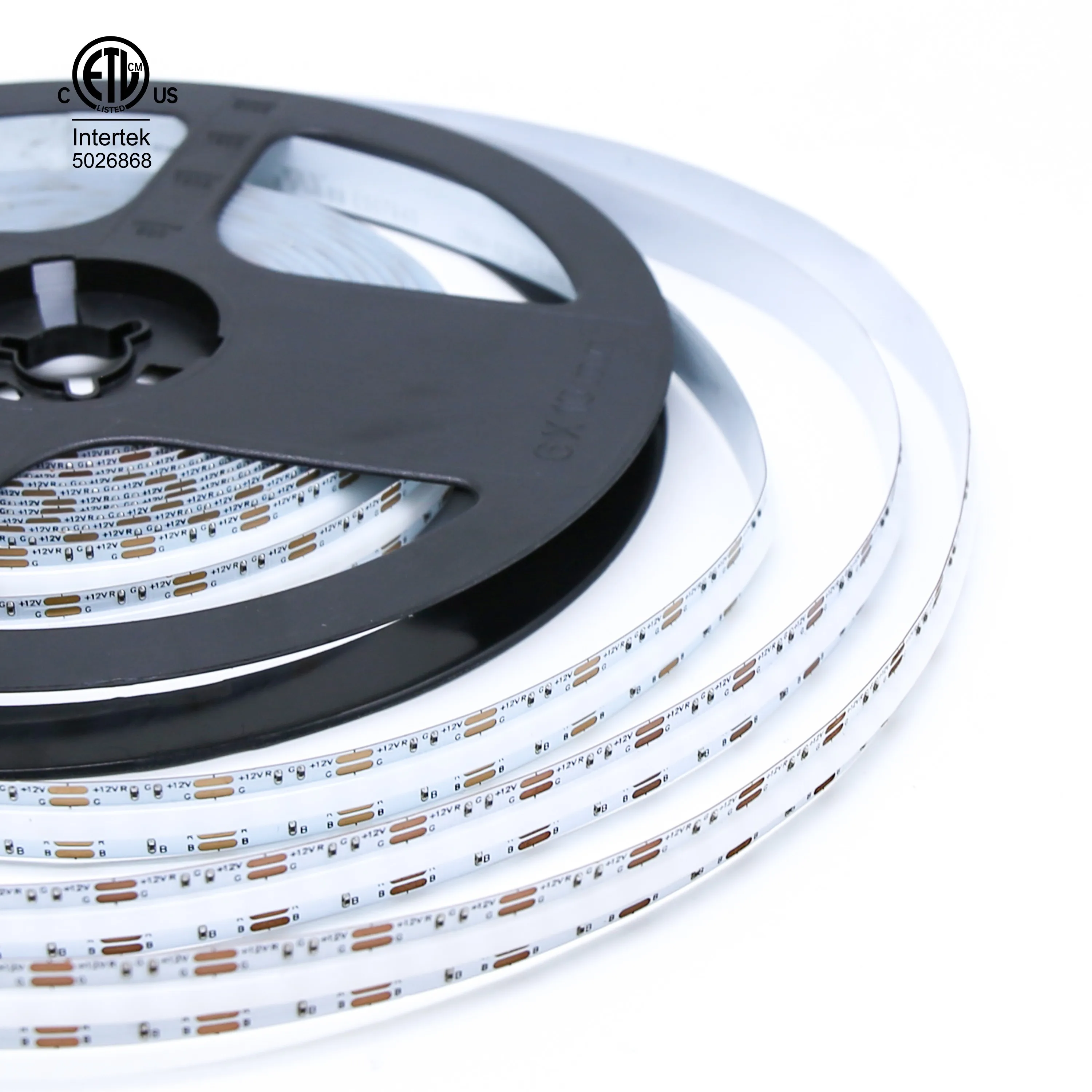 Hot selling 630 chips 24V RGB Remote Control LED Strip CE RoHS Dotless COB Strip Light RGB COB Strip