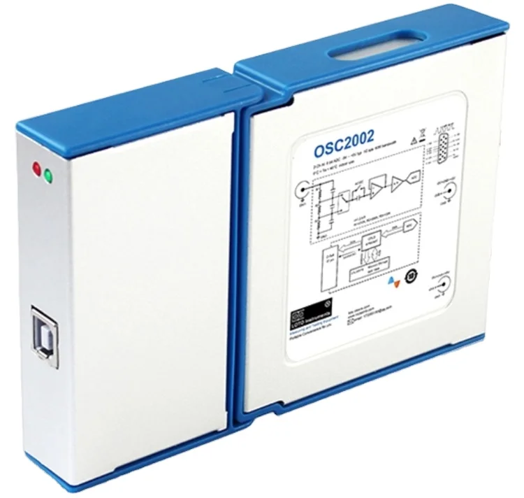 
OSC2002L USB PC Virtual Dual Channel Oscilloscope with and comprehensive analysis function for precision testing 