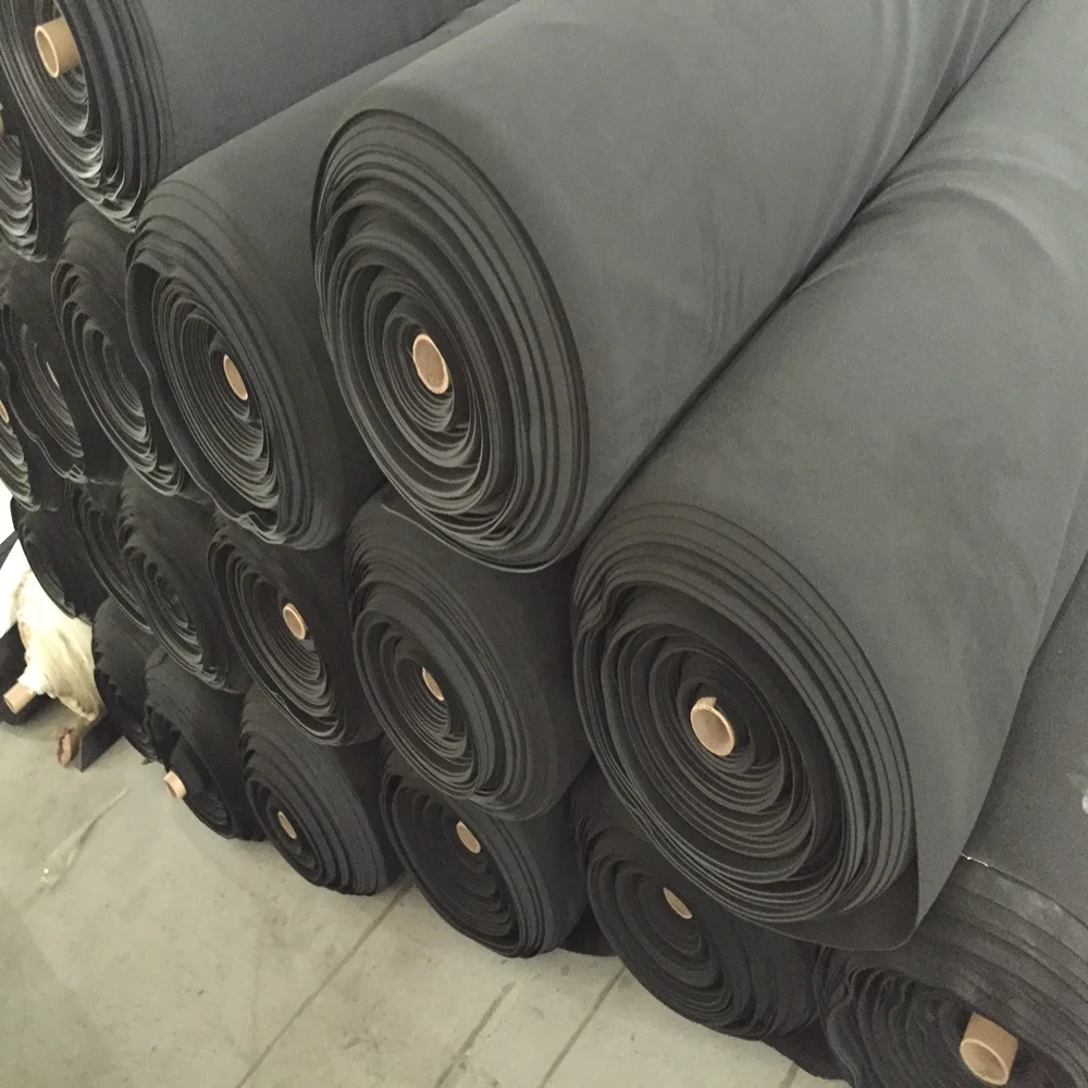 Elastic Colorful neoprene rubber sponged foam sheet roll