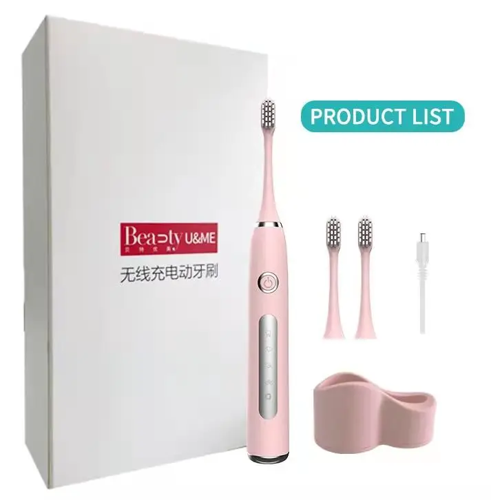 Betters OEM Smart Electric Adult Toothbrush Wireless Charging Automatic Powered Toothbrush