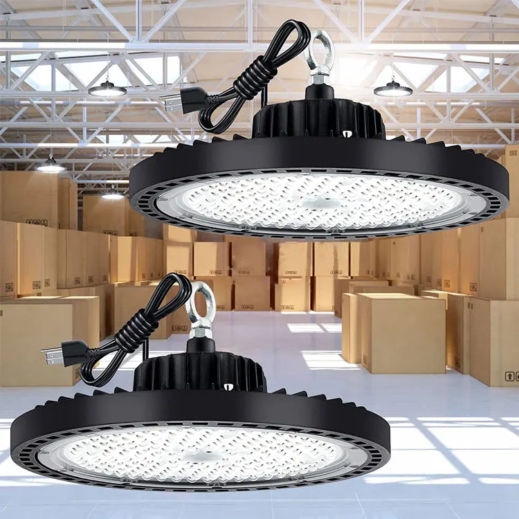 IP65 waterproof ufo Round linear lights 0-10V dimmable warehouse industrial lighting 50W 100W 150W 200W 240W led high bay light